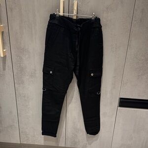 Women's Stylish Black Cargo Pants